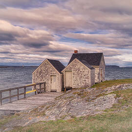 Wintery Day at Fisherman's Point by Penny Polakoff