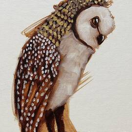 Wise Little Owl by Lucia Stewart