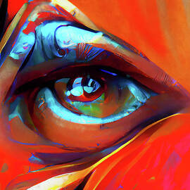 Woman Portrait, 04 by AM FineArtPrints