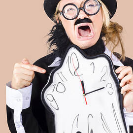 Woman running out of time by Jorgo Photography