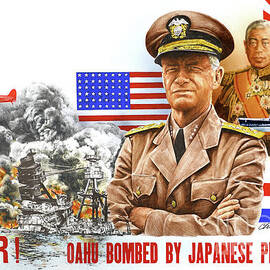 World War II - Bombing Of Pearl Harbor by Chris Calle