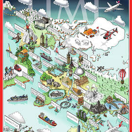 World's 100 Greatest Places of 2021 by Illustration by Katherine Baxter