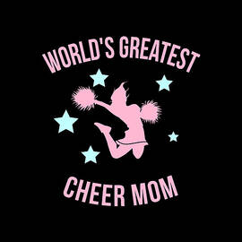 Worlds Greatest Cheer Mom by Flippin Sweet Gear