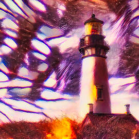 Yaquina Head Lighthouse in Oregon by Bruce Block