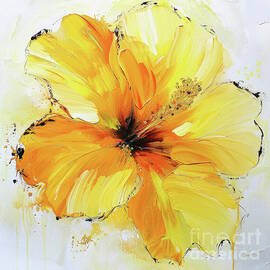 Yellow Hibiscus by Tina LeCour