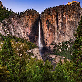 Yosemite Falls Twilight, California by Abbie Matthews
