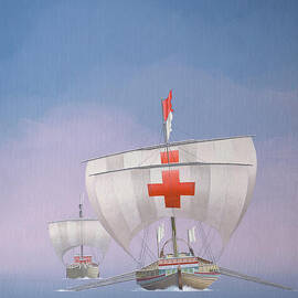 Yugoslavia Sailing Ships by Keith Reynolds