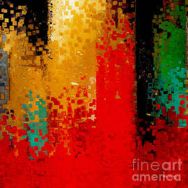 Zechariah 2 5. Wall of Fire. Contemporary Christian Art by Mark Lawrence
