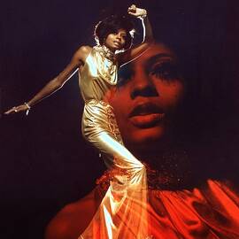 Diana Ross Portrait Session by Harry Langdon