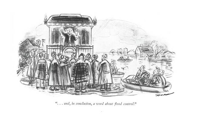 Natural Drawing - . . . And, In Conclusion, A Word About ?ood by Leonard Dove