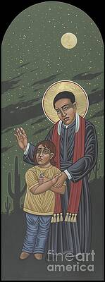 Wall Art featuring the painting Santo Toribio Romo Y Gonzalez Patron Of Immigrants 277 by William Hart McNichols