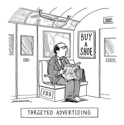 Targeted Advertising Cartoon Wall Art