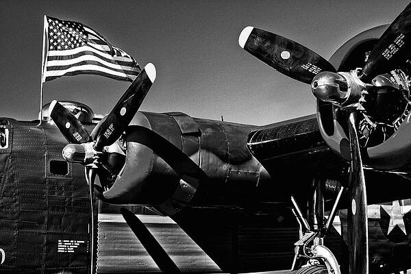 Wall Art featuring the photograph Witchcraft And Old Glory. by Jeff Sinon