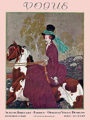 Elegant Woman Riding a Horse Photograph