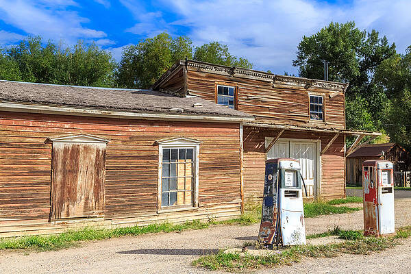 Architecture Wall Art featuring the photograph Abandoned Mining Buildings #1 by Sue Leonard