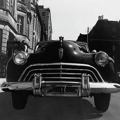Classic Car on Urban Street Photograph