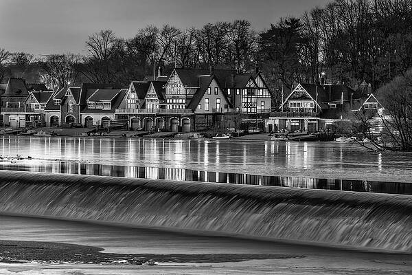 Historic Riverside Boathouse Row Photograph