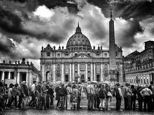 Wall Art featuring the photograph Canonisation Of Pope John Paul II And #1 by Dan Kitwood