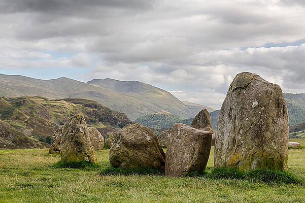 Beautiful Photograph - Castlerigg Stone Circle Near Keswick #1 by Steven Heap