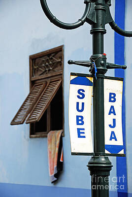 City Photograph - Colorful Houses On Cerro Santa Ana #1 by Sami Sarkis Photography