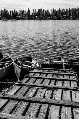 Colorado Photograph - Dock At Island Lake #1 by Jeff Stoddart