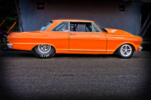 Photograph - Fast Orange #1 by Jeff Sinon