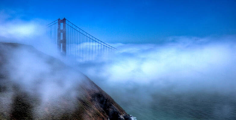 Architecture Wall Art featuring the photograph Golden Gate Bridge #1 by Jonny D