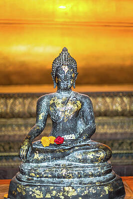 Wall Art featuring the photograph Grand Palace In Bangkok #1 by Deimagine