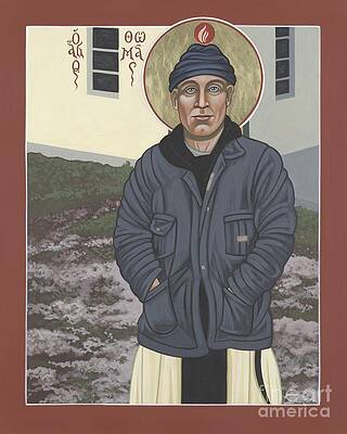 Holy World Evangelist Thomas Merton 267 by William Hart McNichols