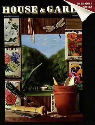 Growth Wall Art featuring the photograph House And Garden Cover #1 by Pierre Roy