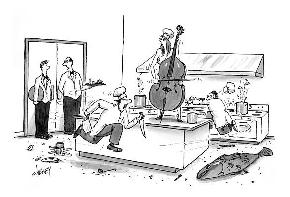 Chaos in the Kitchen Drawing