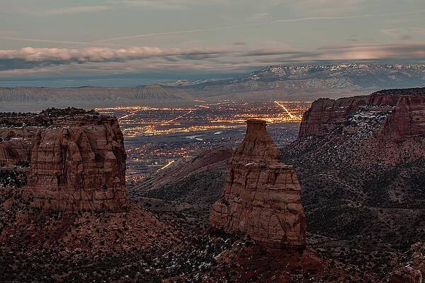 Color Wall Art featuring the photograph Independence At Night #1 by Jeff Stoddart