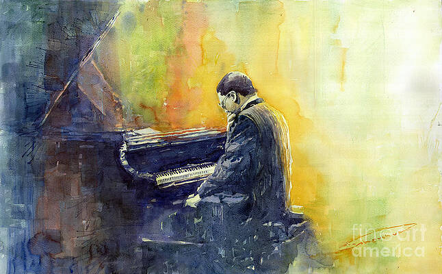 Yuriy Shevchuk Jazz Watercolour paintings Wall Art