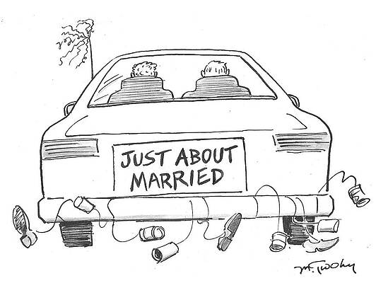 Just About Married Drawing