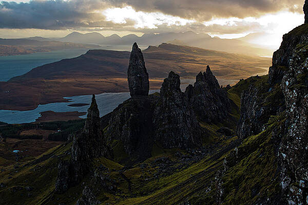 Wall Art featuring the photograph Landscapes On The Isle Of Skye #1 by Dan Kitwood