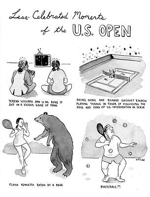 Less Celebrated U.S. Open Moments Drawing