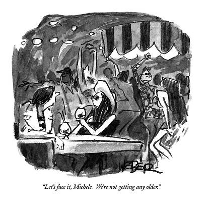 Youth Drawing - Let's Face #1 by Robert Weber