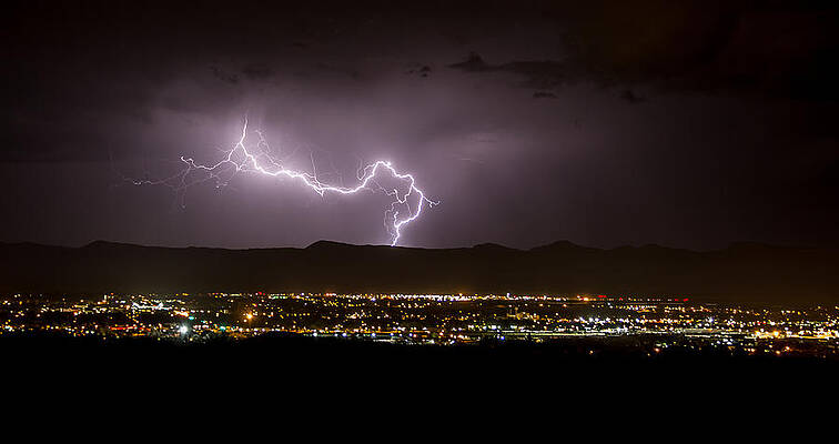 Nature Photograph - Lightning 9 #1 by Jeff Stoddart