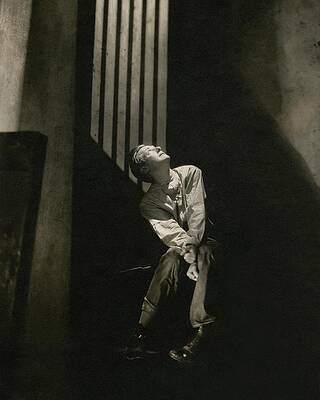 Lighting Wall Art featuring the photograph Morgan Farley As Clyde Griffiths #1 by Edward Steichen