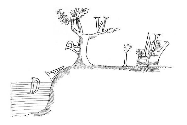 Wind Drawing - New Yorker November 7th, 1964 #1 by Saul Steinberg