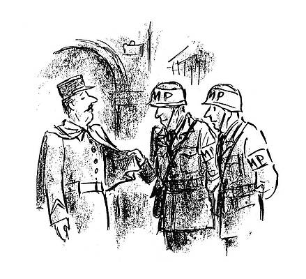 Europe Drawing - New Yorker October 28th, 1944 #1 by Alan Dunn