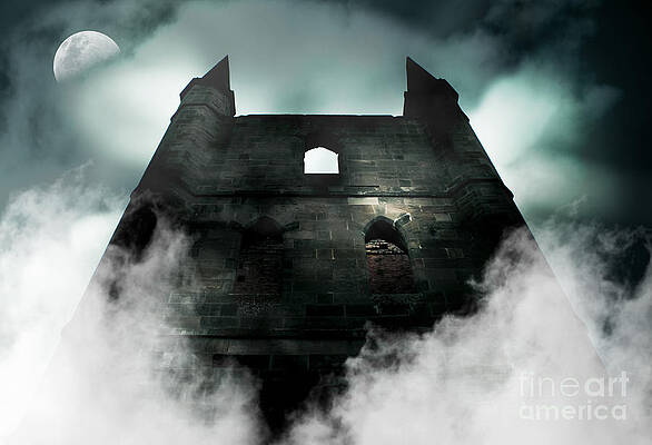 Wall Art featuring the photograph Old Haunted Castle by Jorgo Photography