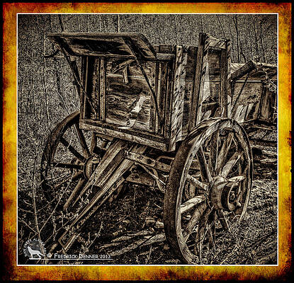 Photograph - Old Wagon #1 by Fred Denner