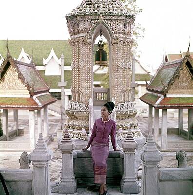 Tower Photograph - Queen Sirikit At The Grand Palace #1 by Henry Clarke