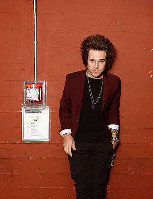 Wall Art featuring the photograph Ryan Cabrera, Tyler Hilton And Teddy #1 by Andrew H. Walker
