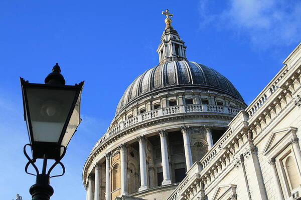 Architecture Wall Art featuring the photograph St Pauls Cathedral #1 by Sue Leonard