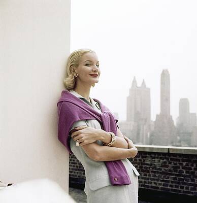 Sunny Harnett in 1950s Fashion Photograph