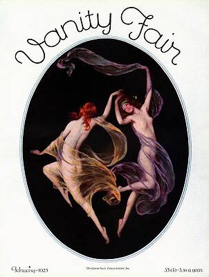 Two Dancers in Flowing Scarves Photograph