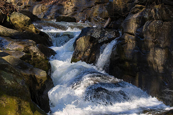 North Carolina Wall Art featuring the photograph Unnamed NC Waterfall #1 by Flees Photos