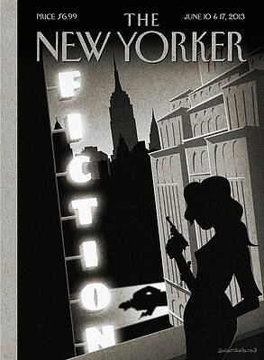 New Yorker Noir Cover Painting